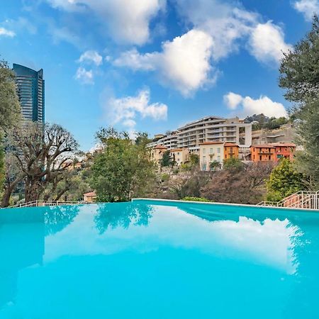 Vue Mer & Tour Odeon - Piscine - Parking - Av Beausoleil Buitenkant foto